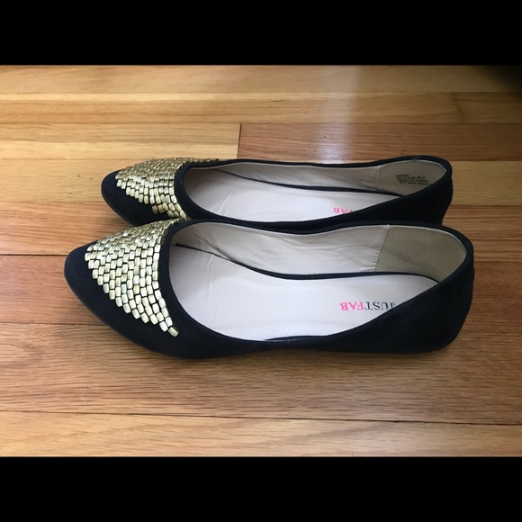 JustFab Sequin Flats - Picture 2 of 3